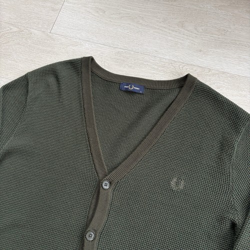 Fred perry textur strickjacke - fred,